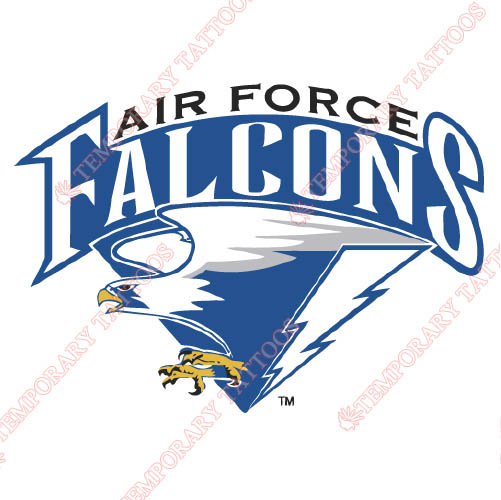 2004-Pres Air Force Falcons Alternate Customize Temporary Tattoos Stickers NO.3696